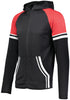 Holloway Youth Retro Grade Jacket (229661), Color 'Black/Scarlet'
